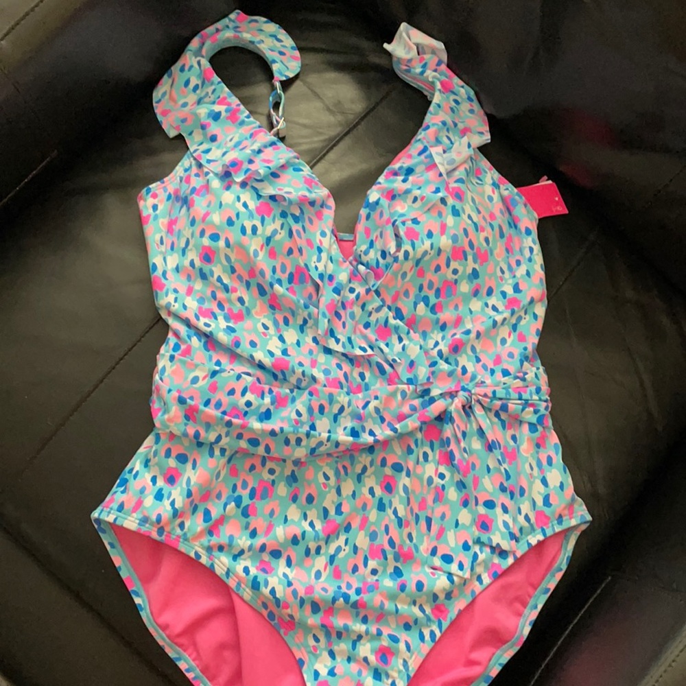 Lilly Pulitzer size 14 one piece swim suit NWT